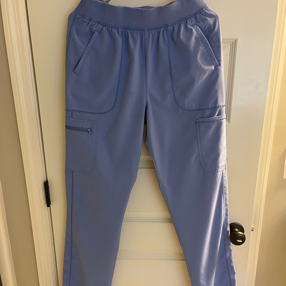 Medium Tall Cherokee Infinity scrub pants in Ciel Blue